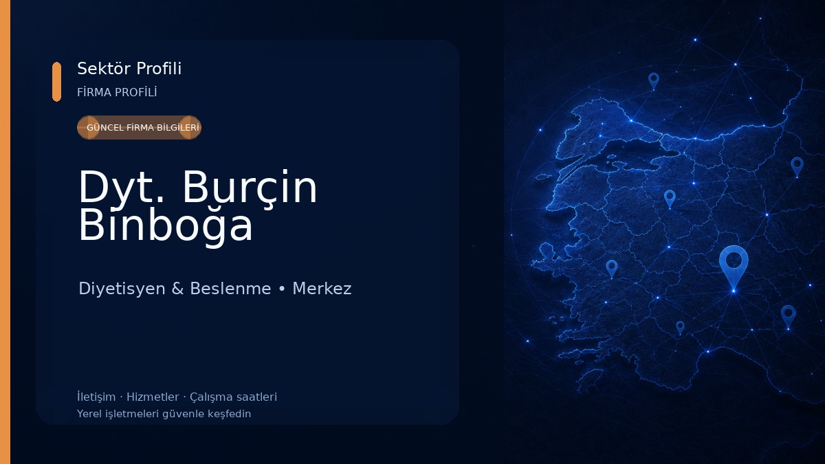 Dyt. Burçin Binboğa Diyetisyen & Beslenme