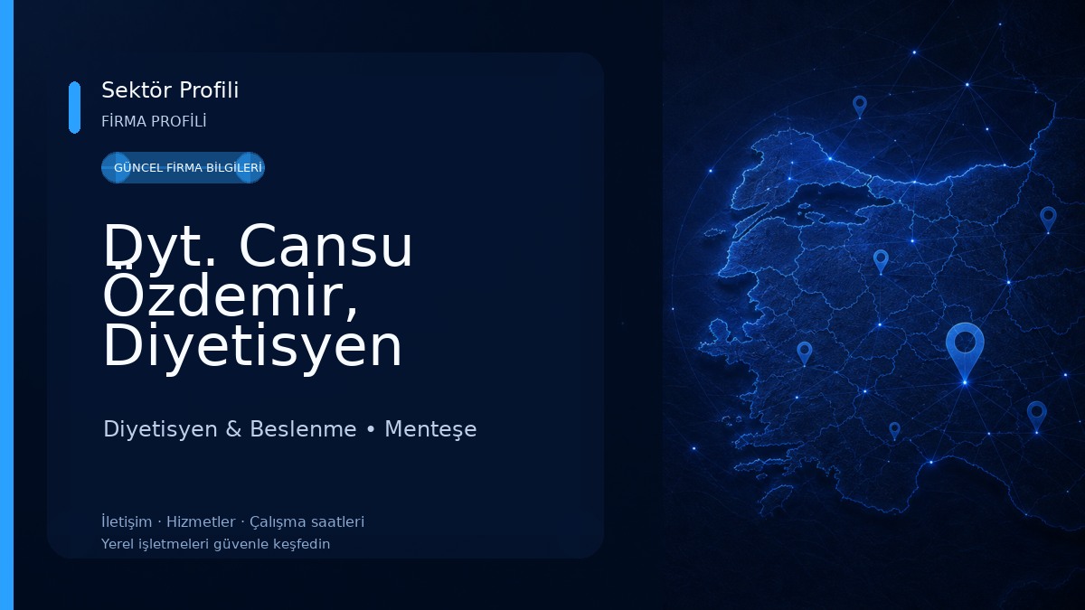 Dyt. Cansu Özdemir, Diyetisyen Diyetisyen & Beslenme