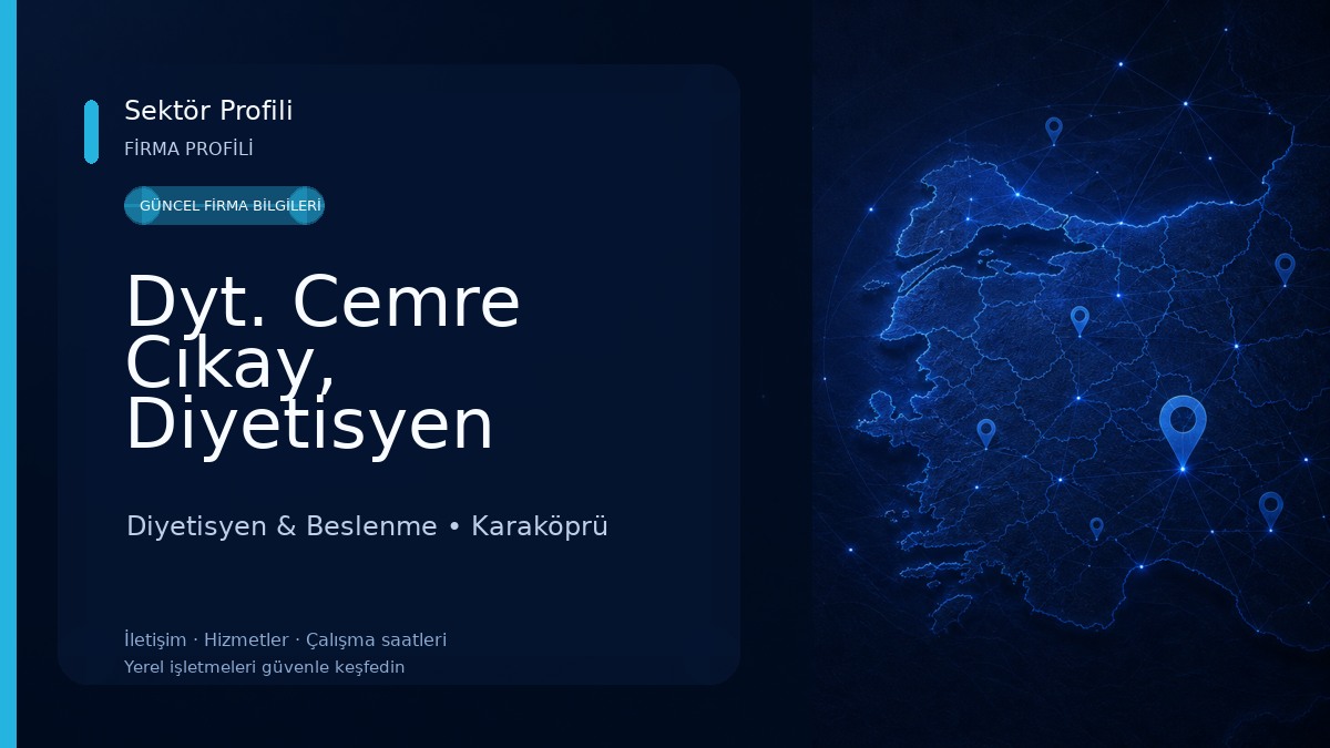 Dyt. Cemre Cıkay, Diyetisyen Diyetisyen & Beslenme