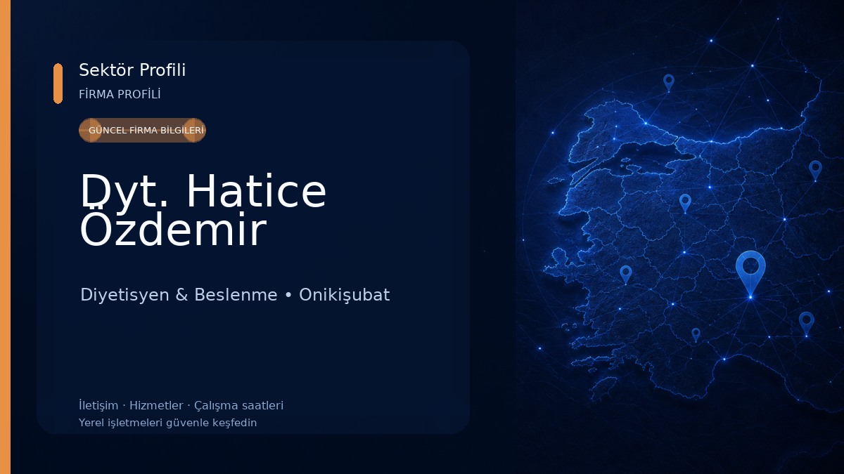 Dyt. Hatice Özdemir Diyetisyen & Beslenme