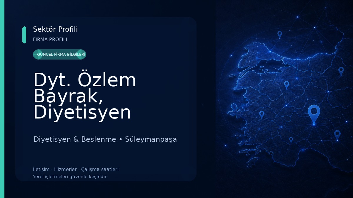 Dyt. Özlem Bayrak, Diyetisyen