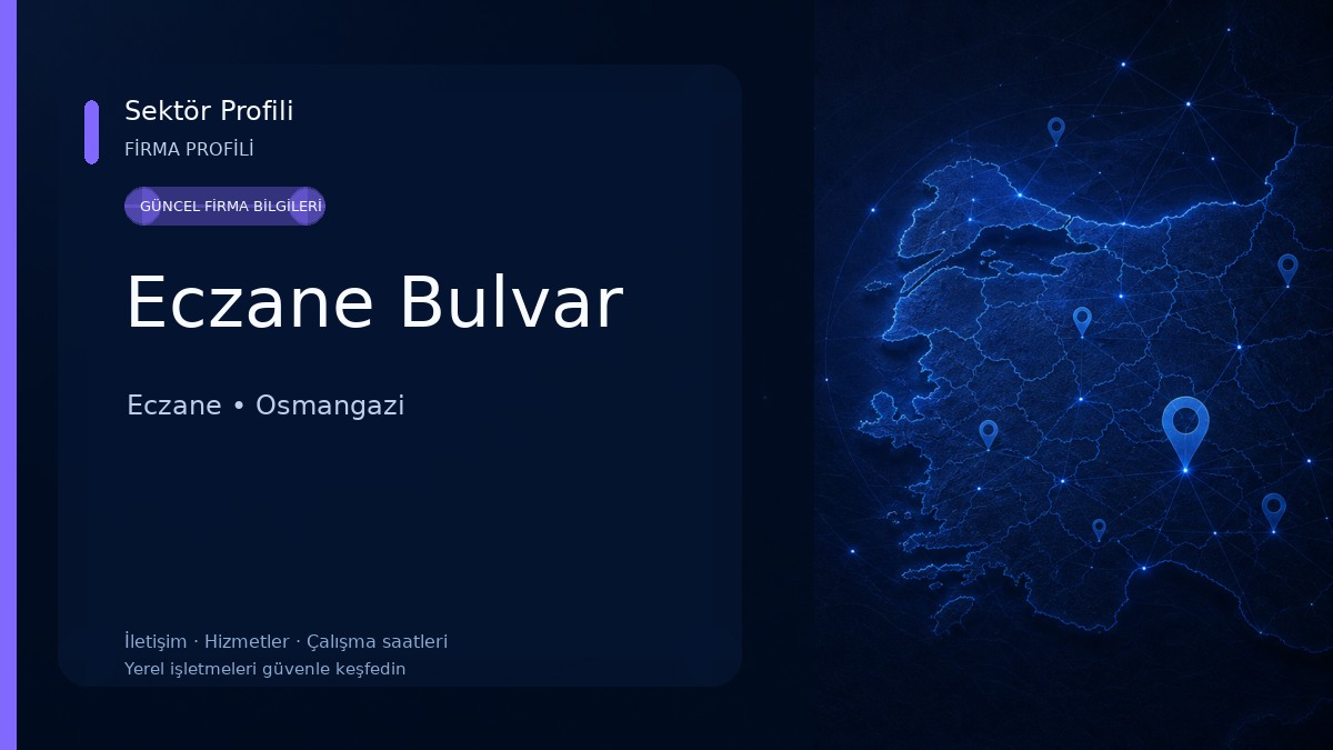 Eczane Bulvar