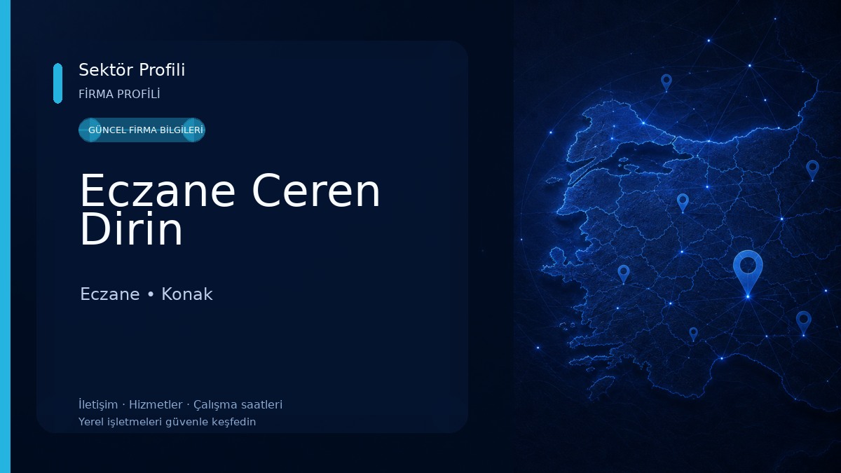 Eczane Ceren Dirin Eczane