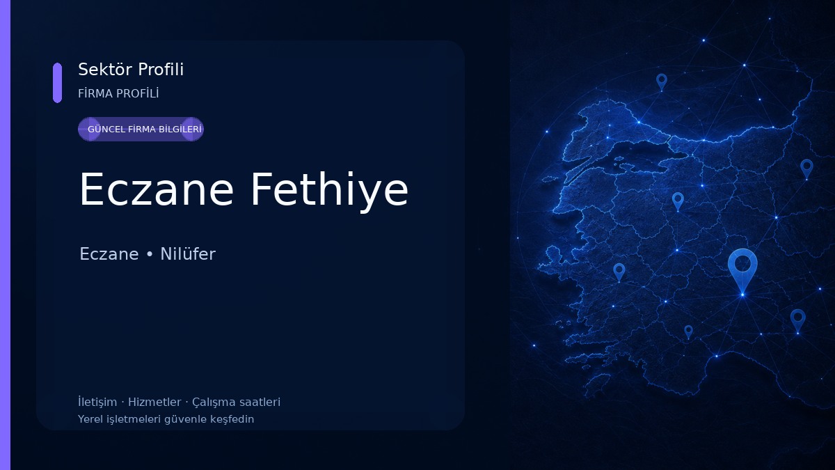 Eczane Fethiye Eczane