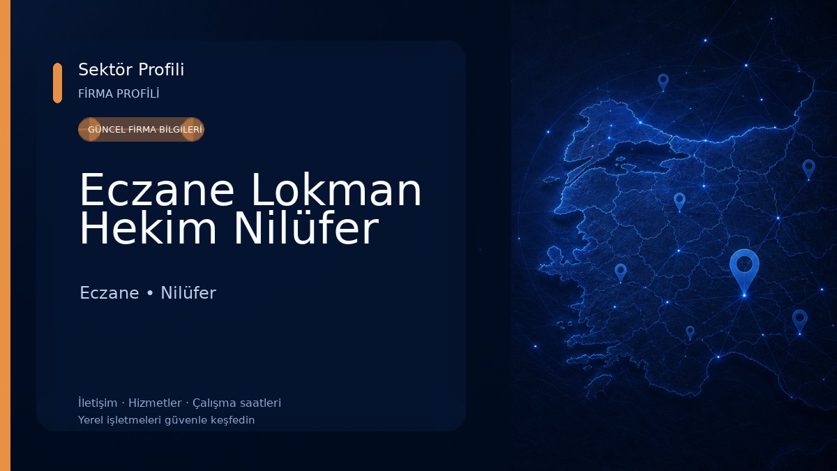 Eczane Lokman Hekim Nilüfer