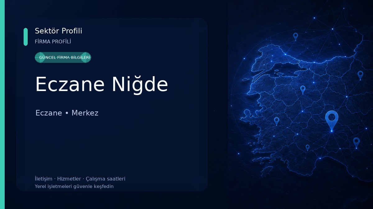 Eczane Niğde Eczane