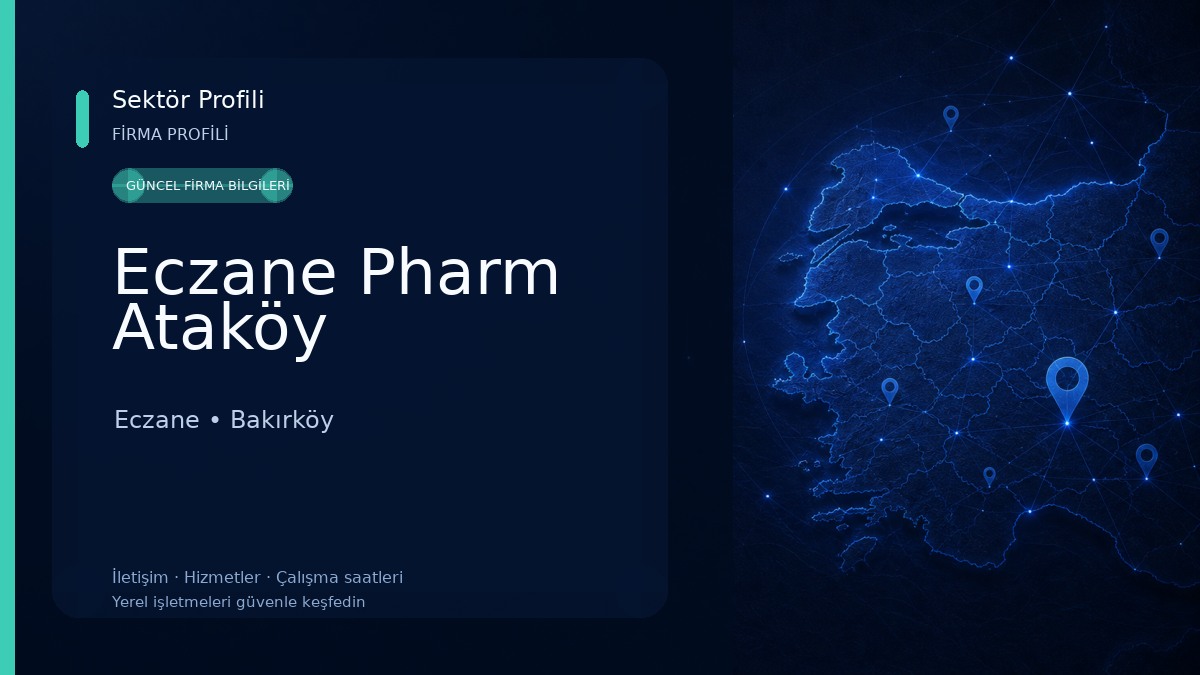 Eczane Pharm Ataköy Eczane