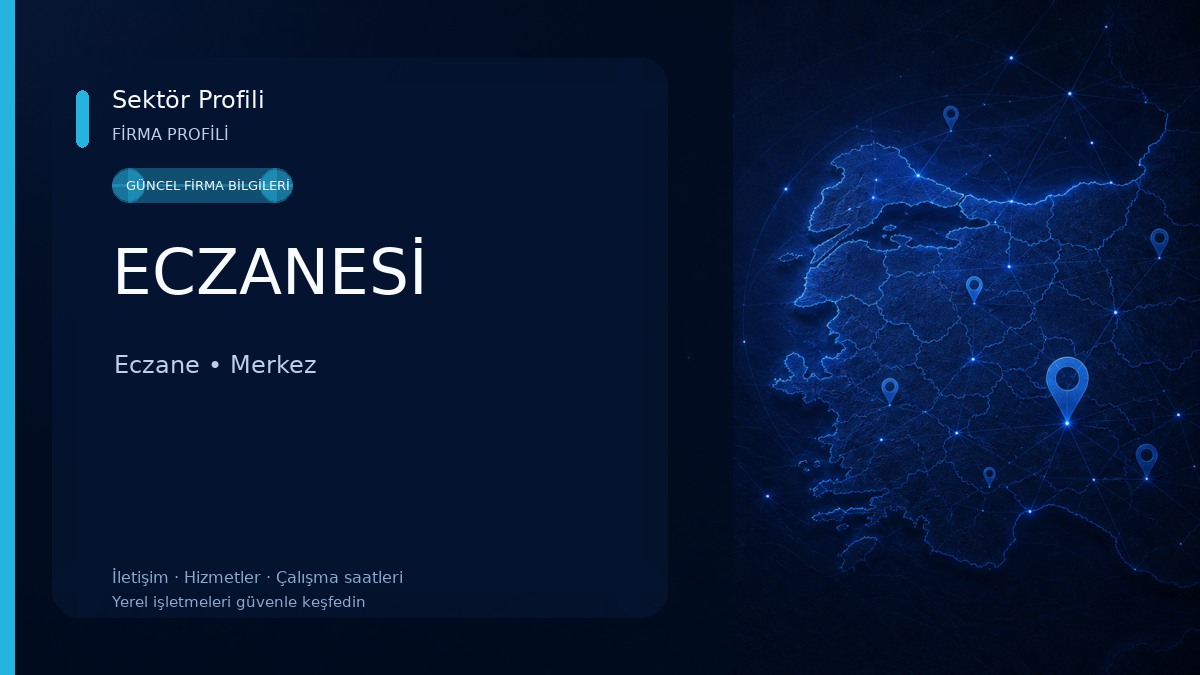ECZANESİ Eczane
