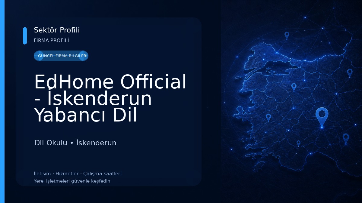 EdHome Official - İskenderun Yabancı Dil Kursu Dil Okulu