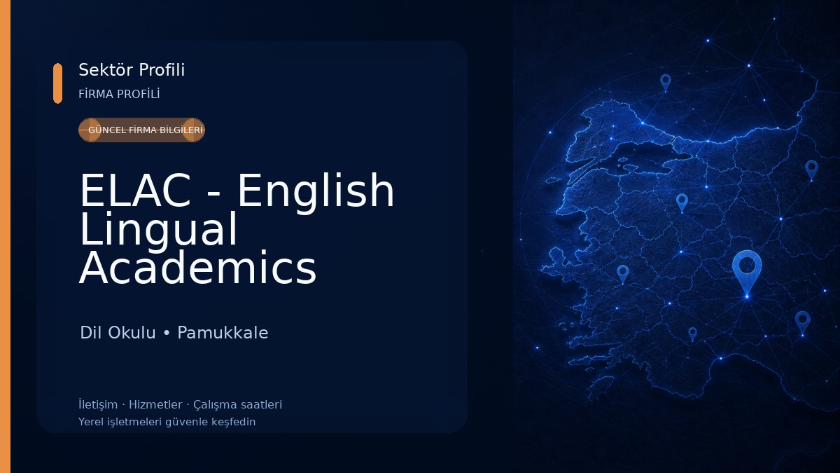 ELAC - English Lingual Academics