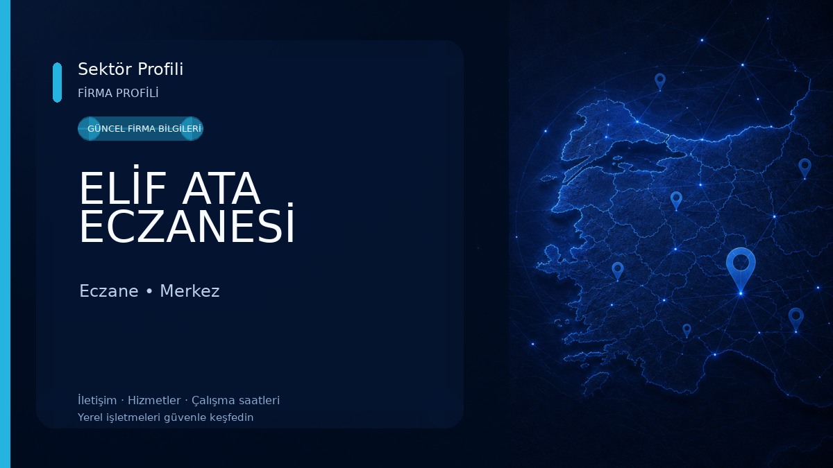 ELİF ATA ECZANESİ Eczane