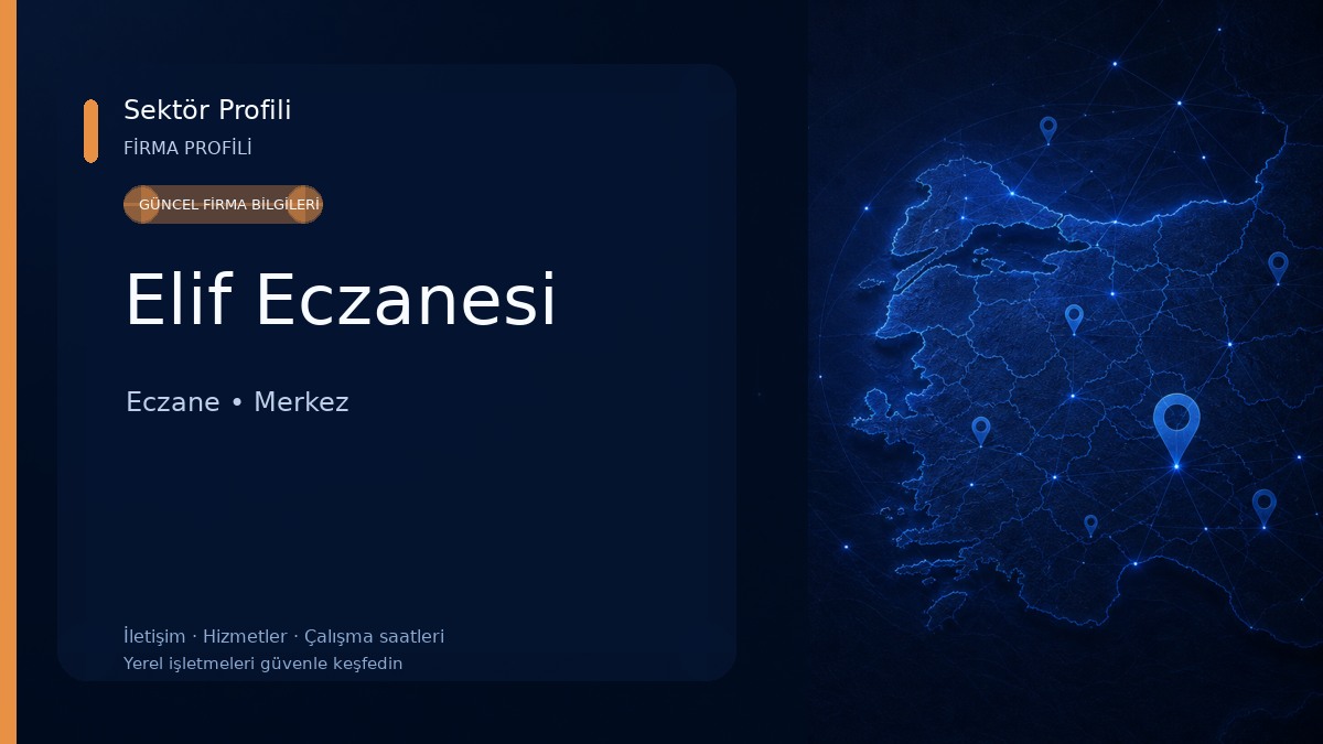Elif Eczanesi Eczane