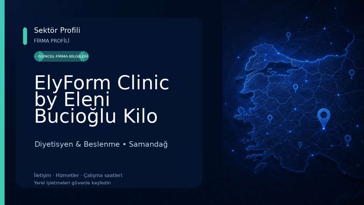 ElyForm Clinic by Eleni Bucioğlu Kilo Kontrol Merkezi Diyetisyen & Beslenme
