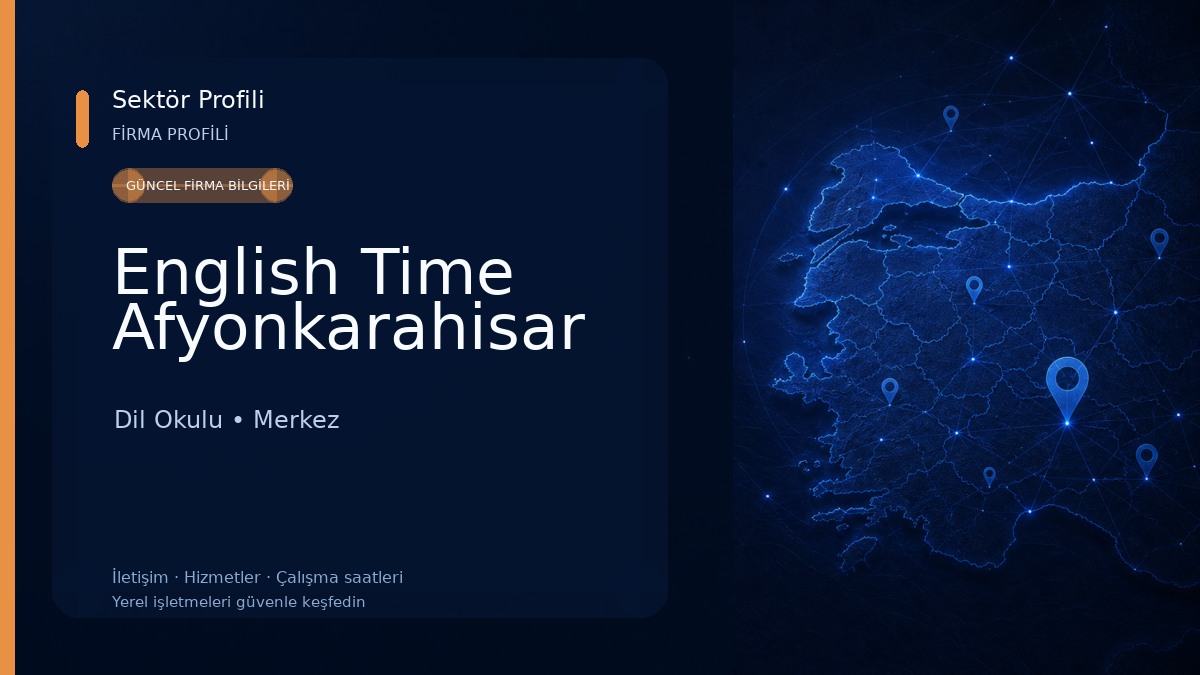 English Time Afyonkarahisar Dil Okulu