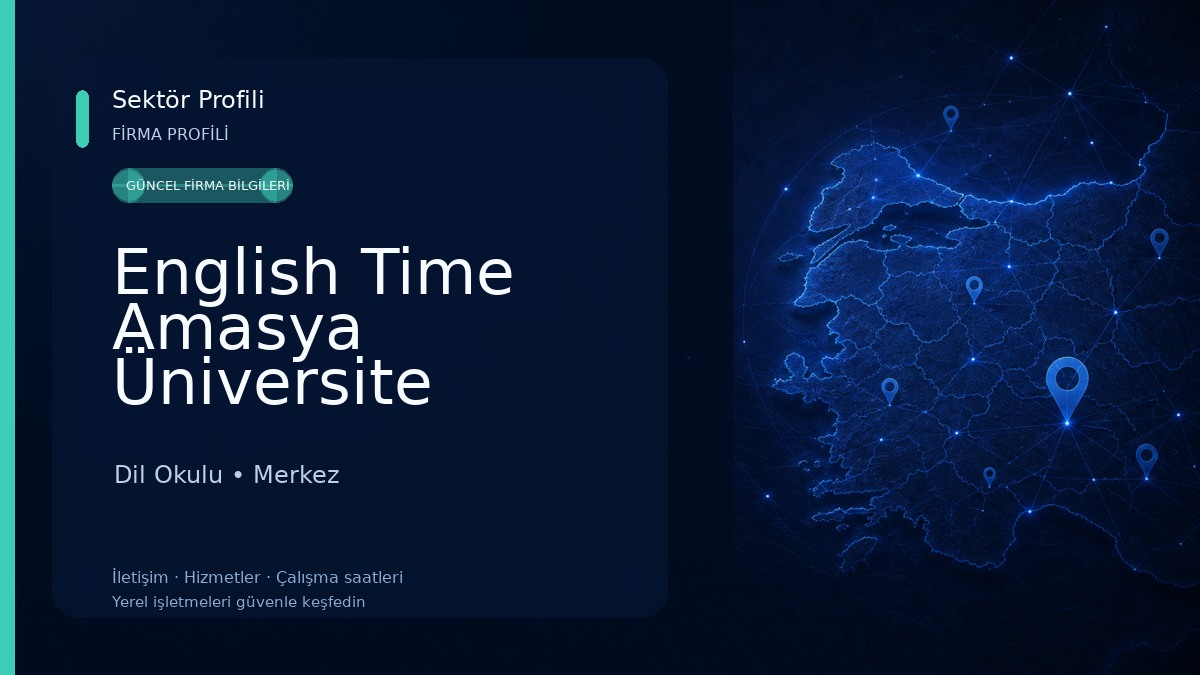 English Time Amasya Üniversite Kampüs 