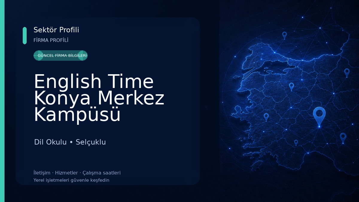 English Time Konya Merkez Kampüsü