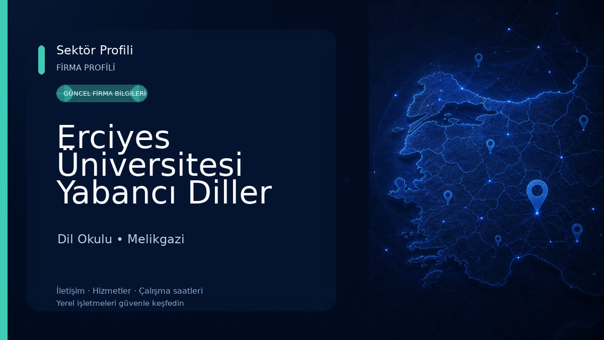 Erciyes Üniversitesi Yabancı Diller Yüksekokulu Dil Okulu