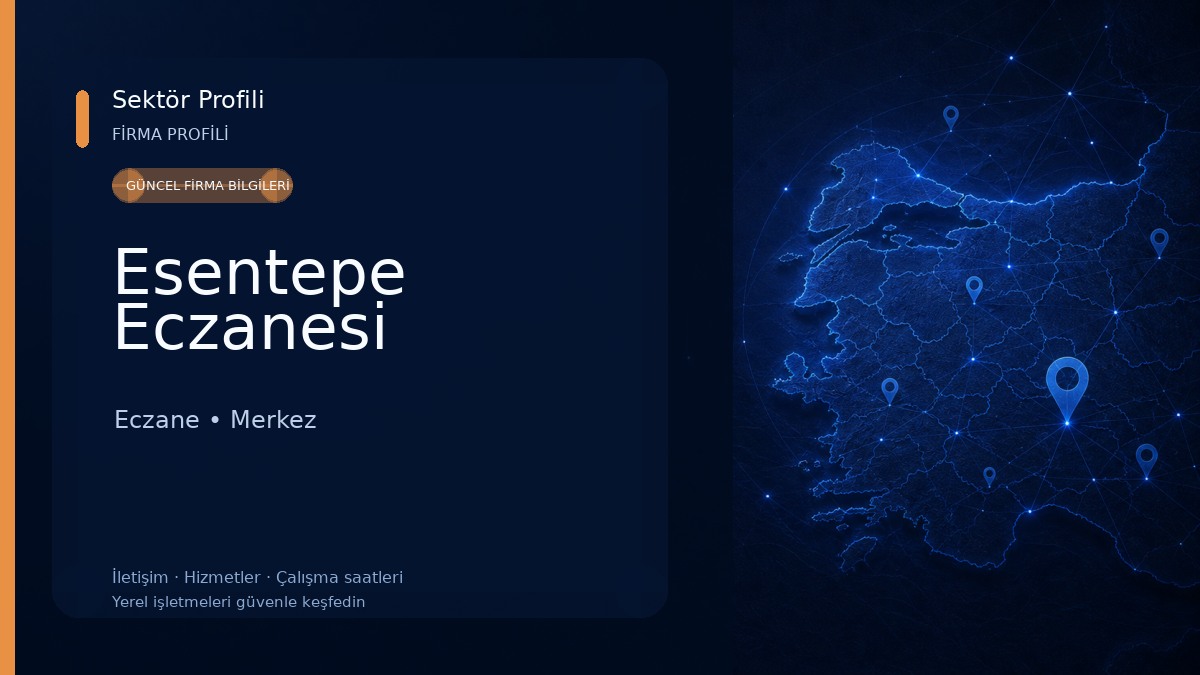 Esentepe Eczanesi Eczane