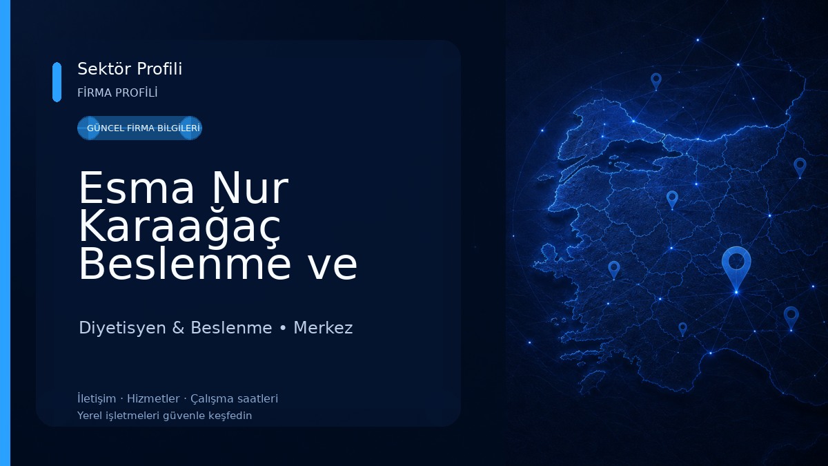 Esma Nur Karaağaç Beslenme ve Diyet Kliniği