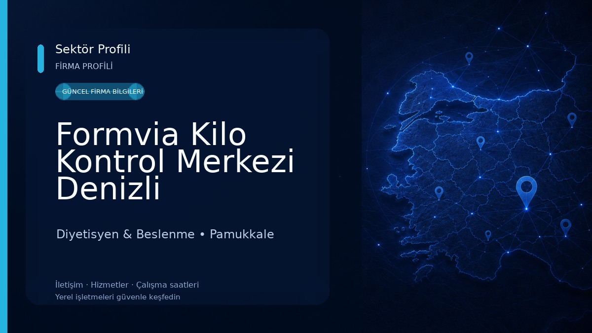 Formvia Kilo Kontrol Merkezi Denizli Diyetisyen & Beslenme