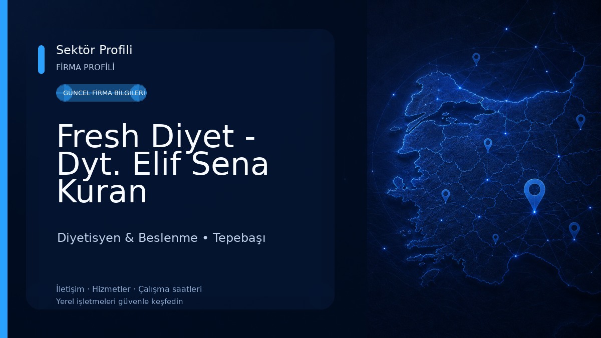Fresh Diyet - Dyt. Elif Sena Kuran Diyetisyen & Beslenme