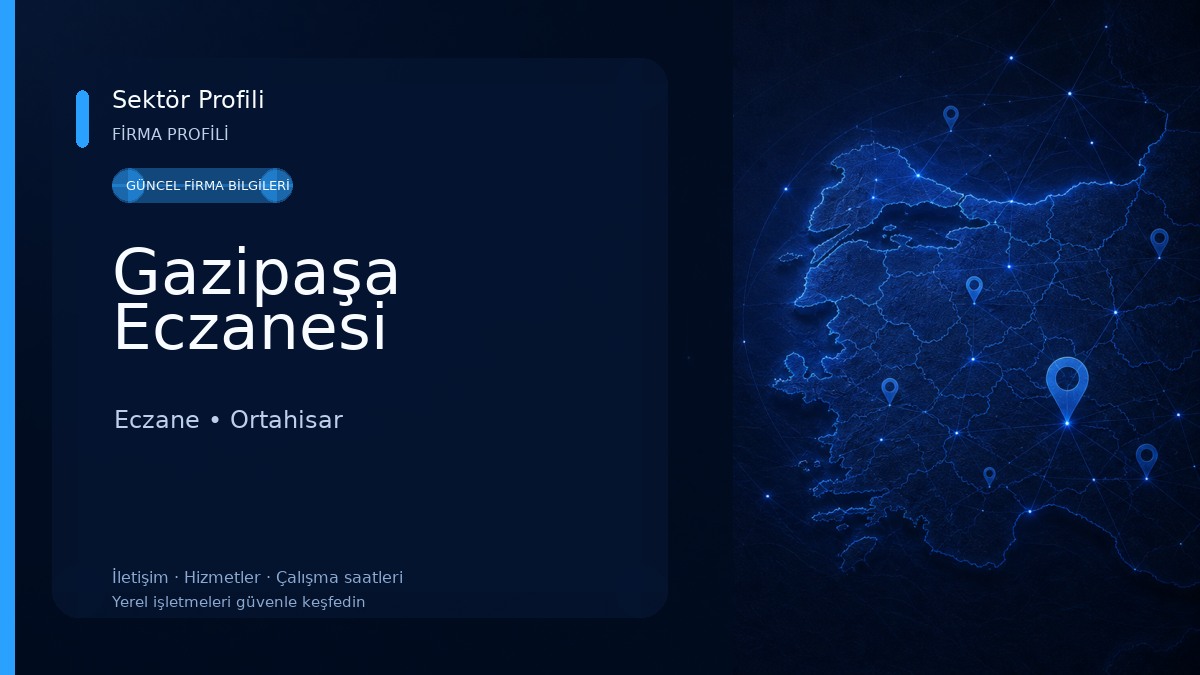 Gazipaşa Eczanesi Eczane