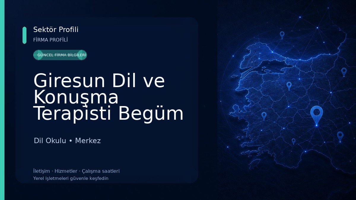 Giresun Dil ve Konuşma Terapisti Begüm Uzunoğlu 