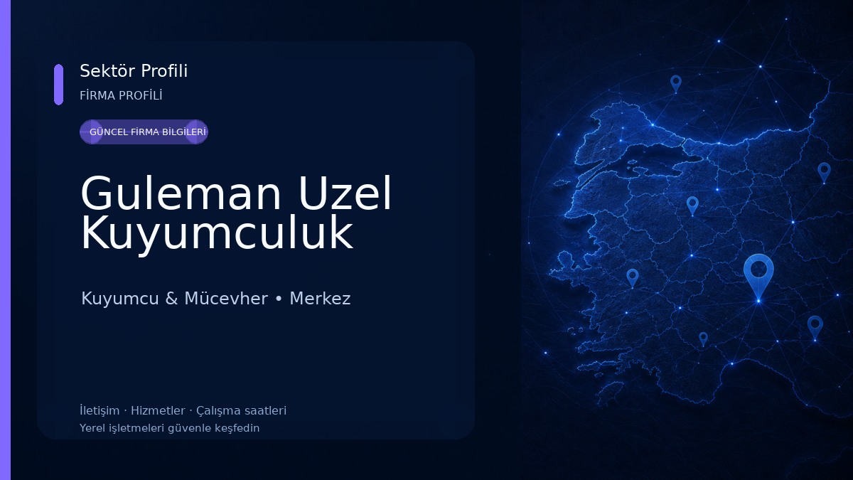 Guleman Uzel Kuyumculuk Kuyumcu & Mücevher