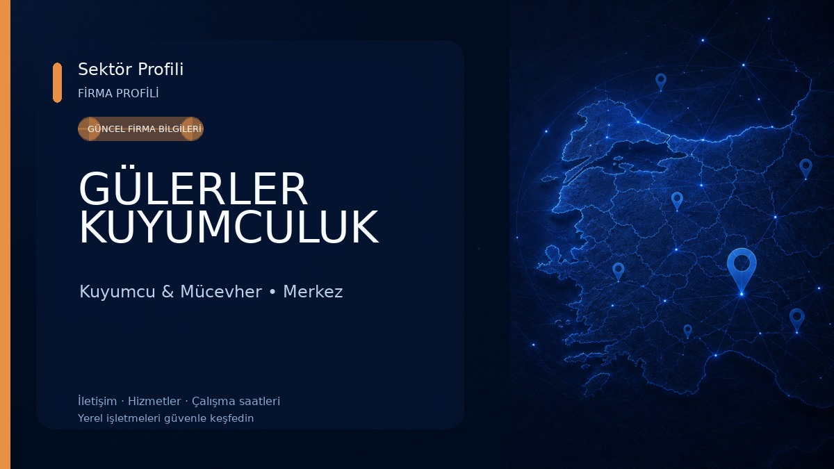 GÜLERLER KUYUMCULUK Kuyumcu & Mücevher
