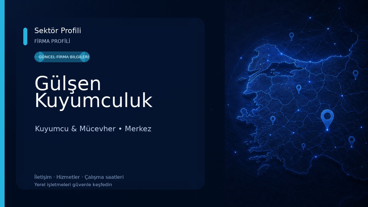 Gülşen Kuyumculuk Kuyumcu & Mücevher