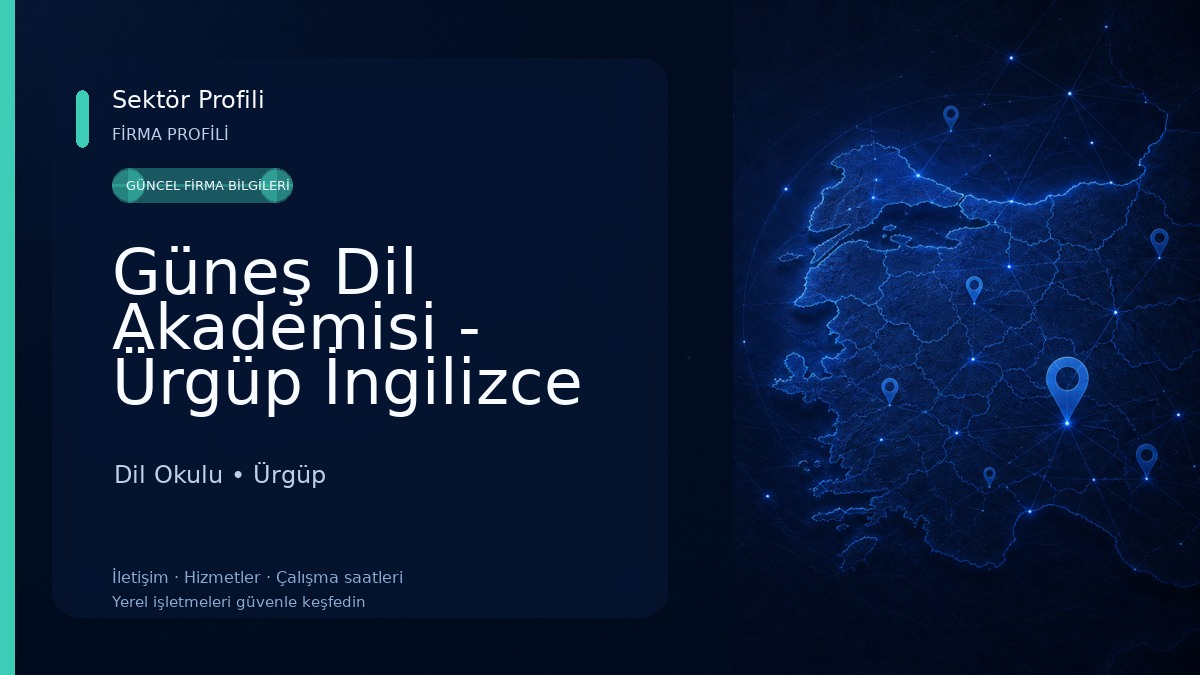 Güneş Dil Akademisi - Ürgüp İngilizce Kursu