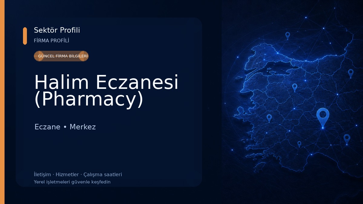 Halim Eczanesi (Pharmacy) Eczane