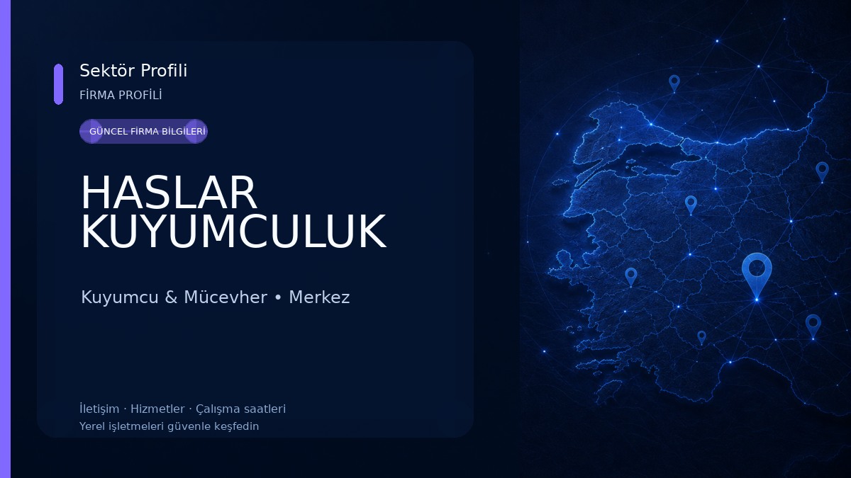 HASLAR KUYUMCULUK Kuyumcu & Mücevher