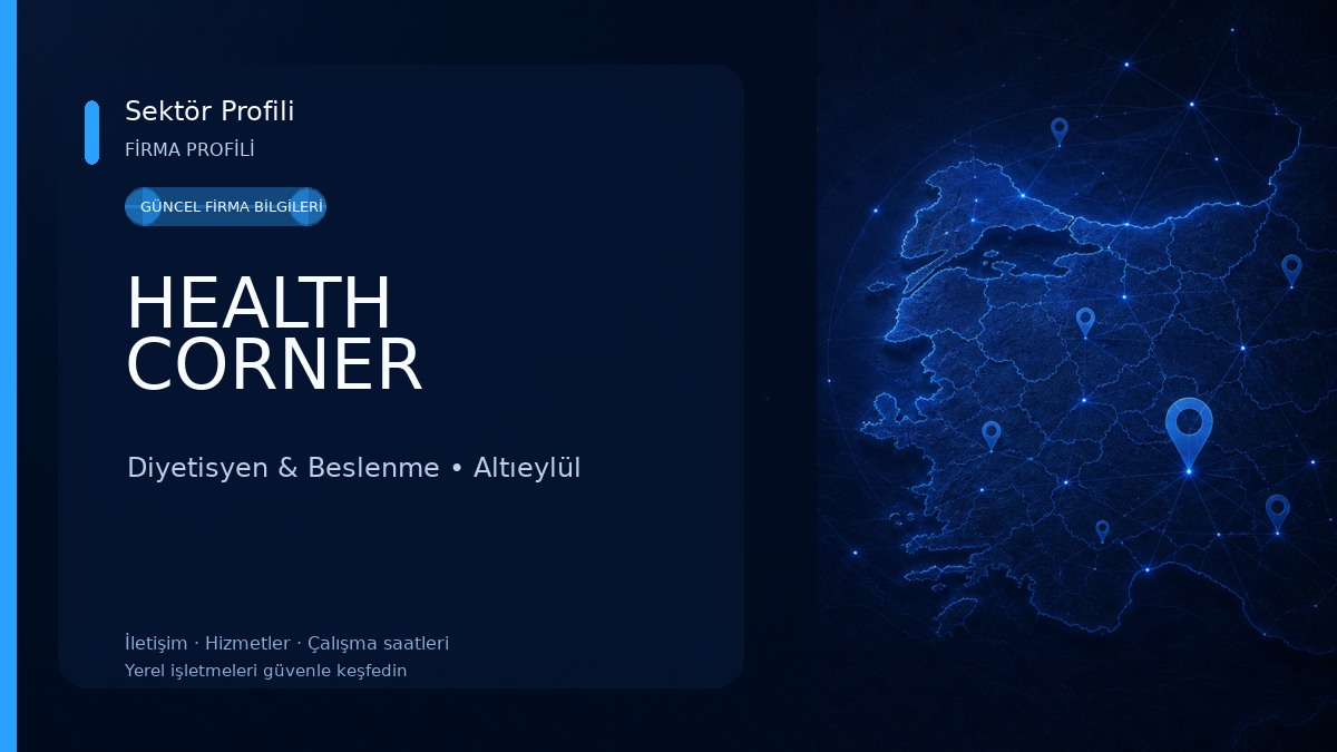 HEALTH CORNER Diyetisyen & Beslenme
