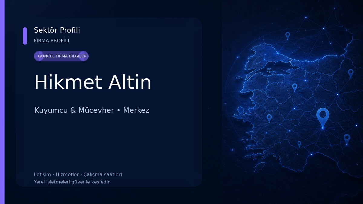 Hikmet Altin Kuyumcu & Mücevher