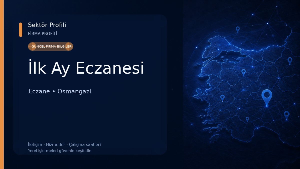 İlk Ay Eczanesi Eczane