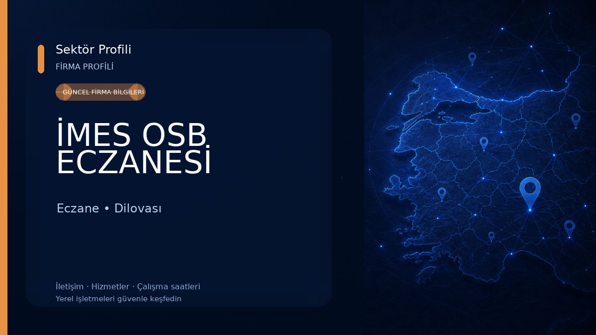 İMES OSB ECZANESİ Eczane