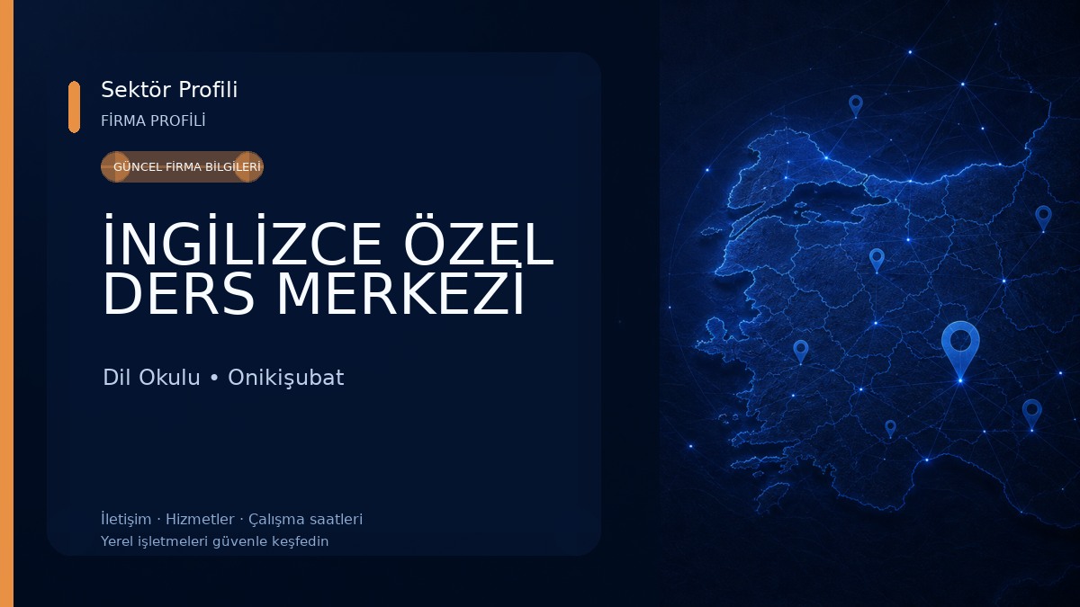 İNGİLİZCE ÖZEL DERS MERKEZİ