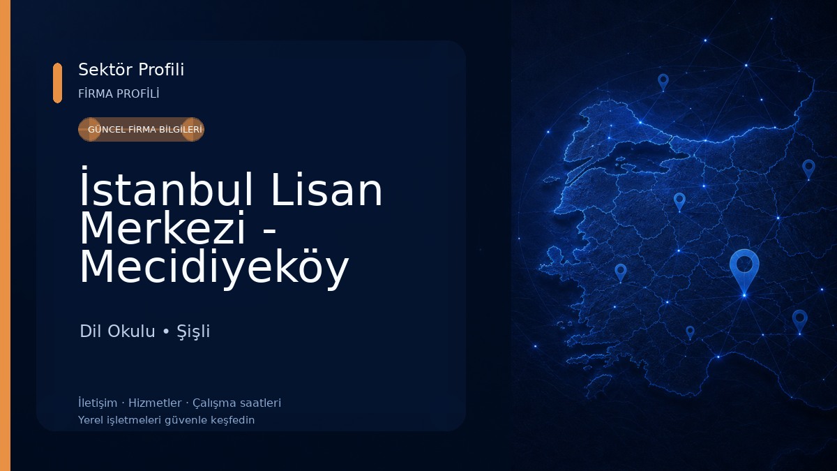 İstanbul Lisan Merkezi - Mecidiyeköy İngilizce, Almanca ve Yabancı Dil Kursu