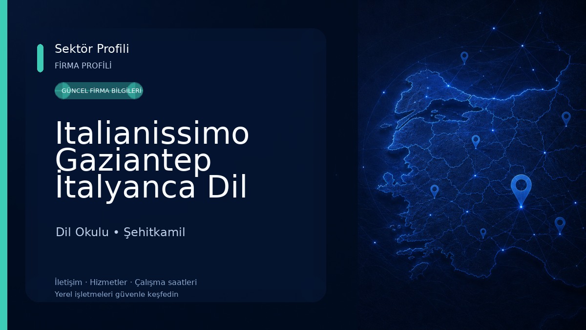 Italianissimo Gaziantep İtalyanca Dil Kursu