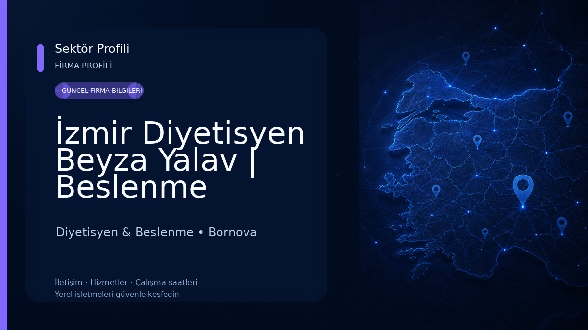 İzmir Diyetisyen Beyza Yalav | Beslenme Uzmanı | Online Diyet