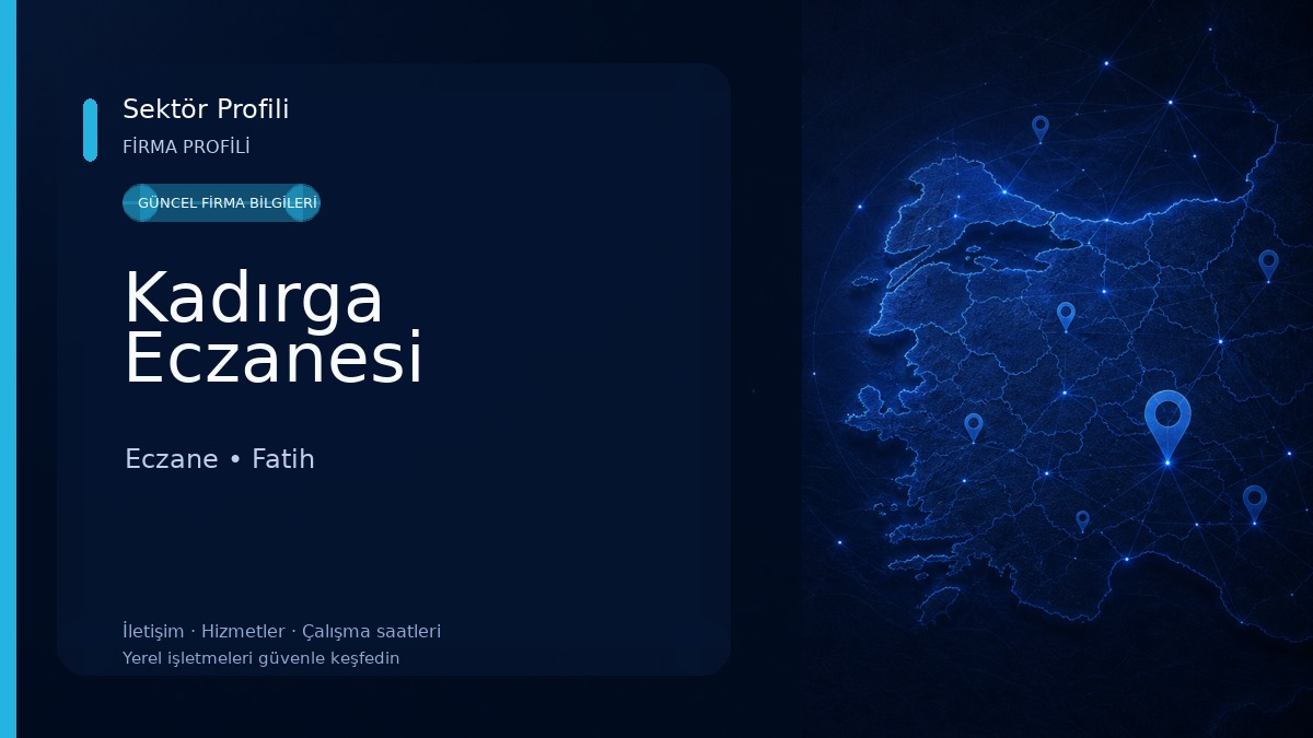 Kadırga Eczanesi