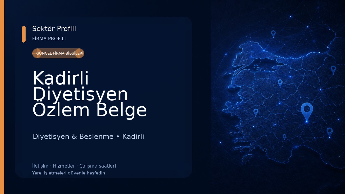 Kadirli Diyetisyen Özlem Belge 