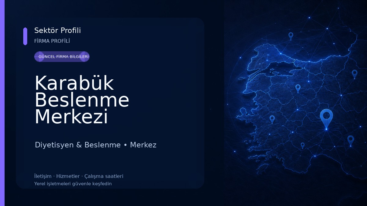 Karabük Beslenme Merkezi Diyetisyen & Beslenme
