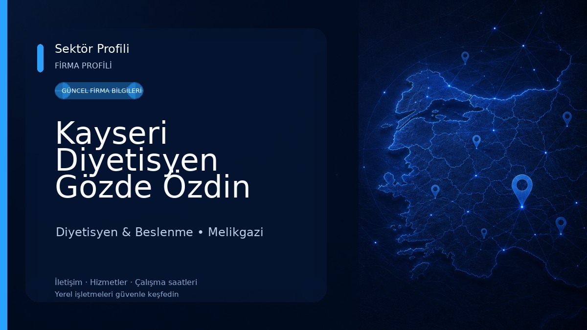 Kayseri Diyetisyen Gözde Özdin Diyetisyen & Beslenme