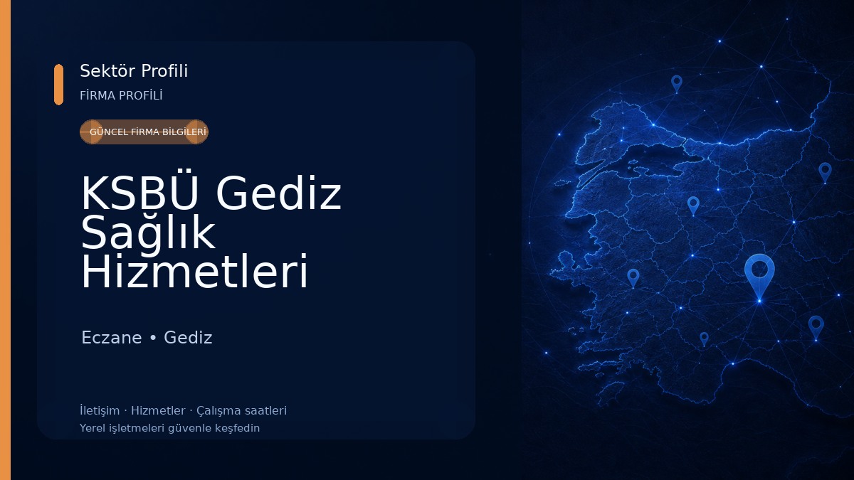 KSBÜ Gediz Sağlık Hizmetleri Meslek Yüksekokulu Eczane