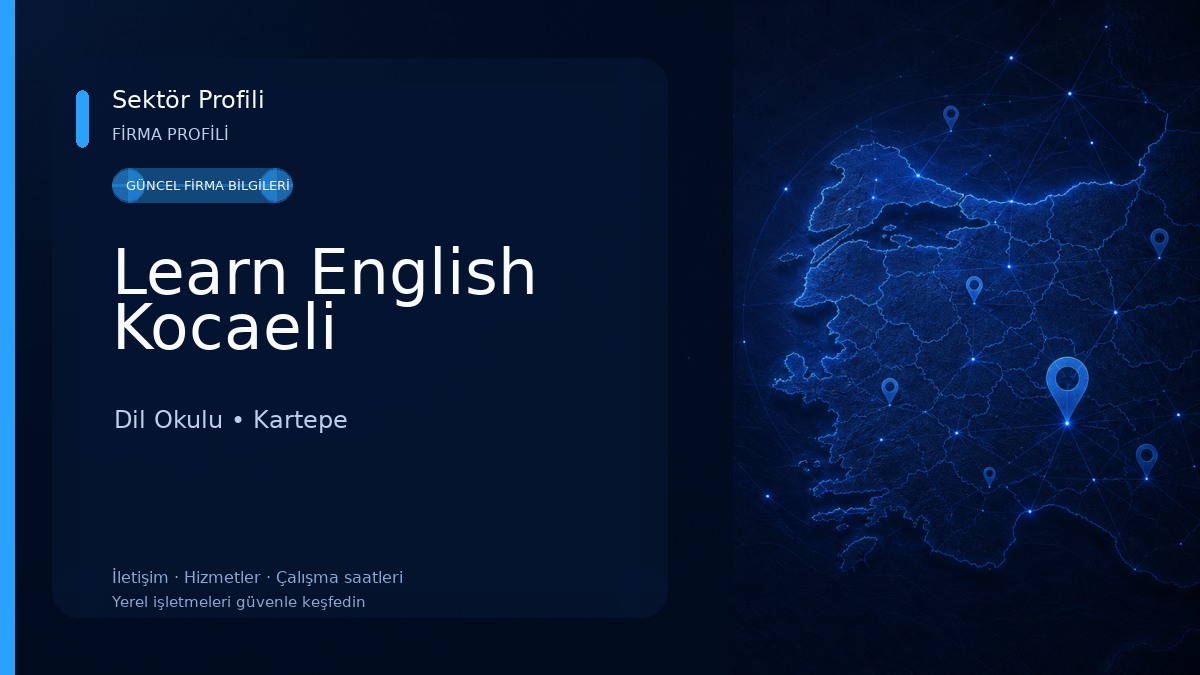 Learn English Kocaeli Dil Okulu