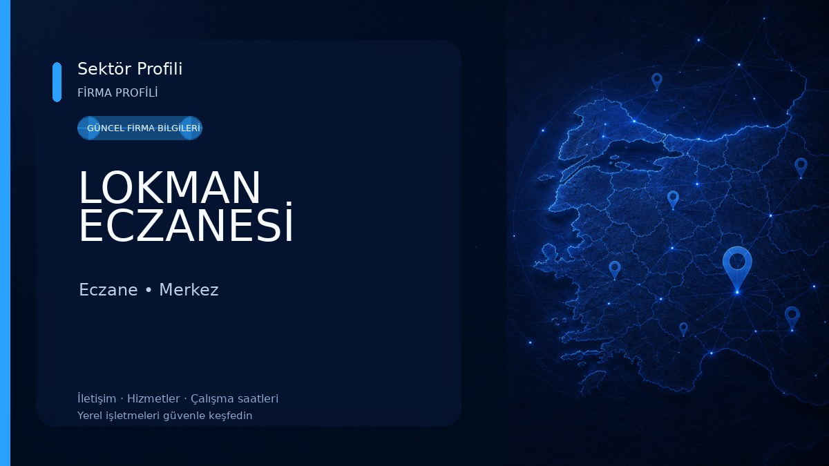 LOKMAN ECZANESİ Eczane