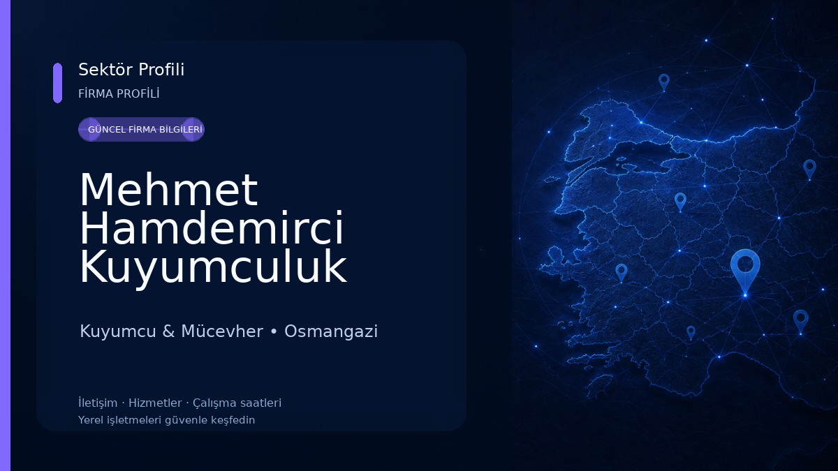 Mehmet Hamdemirci Kuyumculuk Kuyumcu & Mücevher
