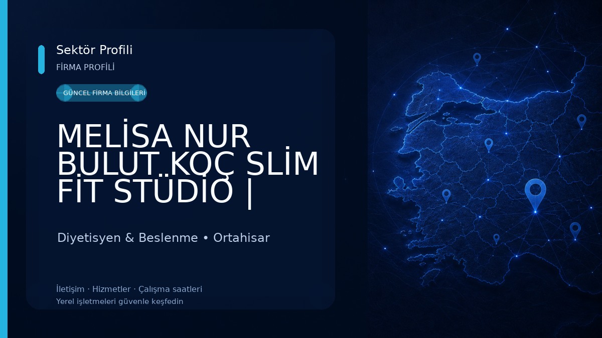 MELİSA NUR BULUT KOÇ SLİM FİT STÜDİO | Beauty & Wellness Diyetisyen & Beslenme